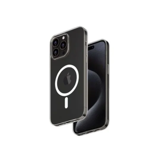Smartix Premium Magnetic Case for iPhone 15 Pro - Clear